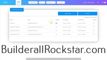 Builderall Rockstar - Email Marketing - Creating and Verifying a Professional Email