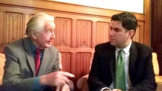 Discussing the Labour leadership with Dennis Skinner