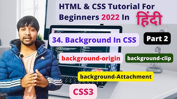 Background In CSS | part 2 | Html And CSS Tutorial In Hindi #34