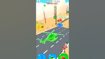 Shape-shifting Game Level-1549 Very Cool & Gnerly hyper casual game #shorts #gameplay #shapeshifting