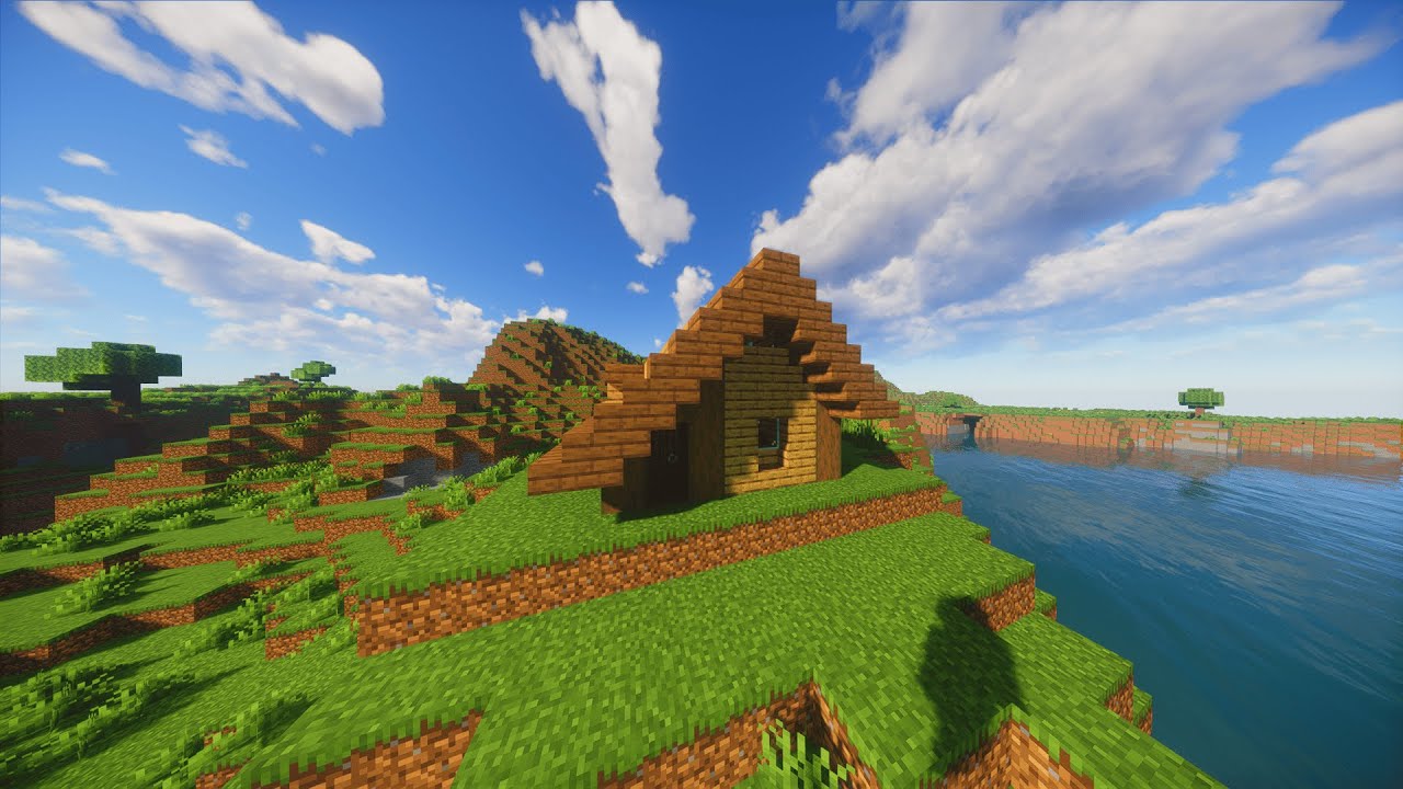 Cozy Wooden House on a Hill in Minecraft | Simple and Beautiful Build