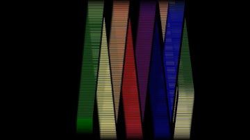 Colorful Squares Dance: An Artistic Coding Symphony #oddlysatisfying  #calm #asmr #chillvibes #noise