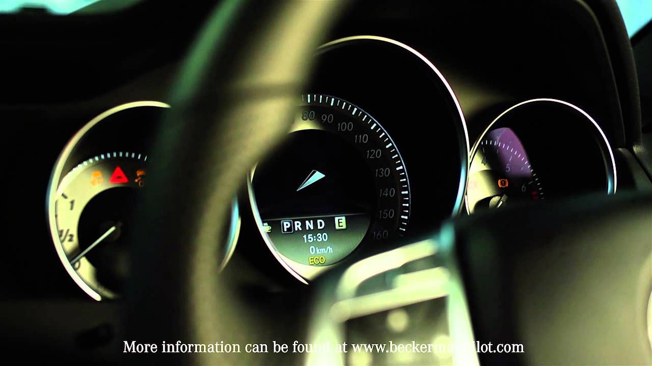 How to use the Mercedes-Benz Becker Map Pilot - YouTube