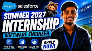 Salesforce Hiring Software Engineer Interns 2027! 🚀 | Step-by-Step Application Guide & Eligibility 