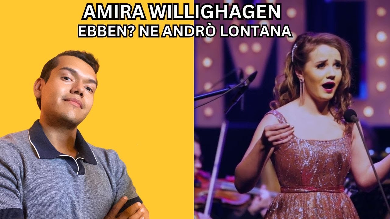 Vocal Coach Reacts - Amira Willighagen - Ebben! Ne Andro Lontana
