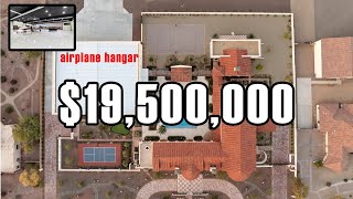 Insane Arizona Mega-Mansion With It's own AIRPLANE Hangar!