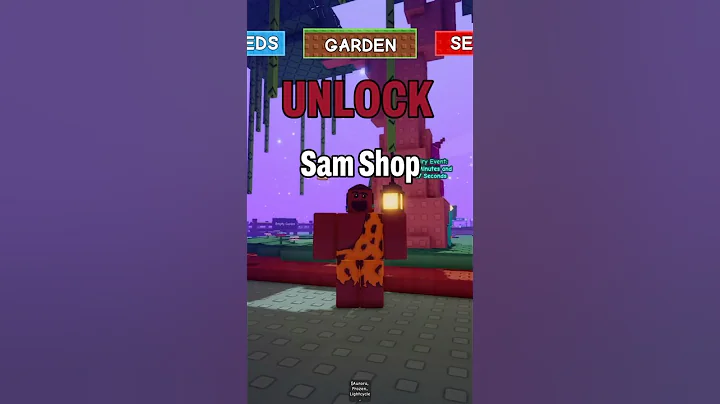 How to unlock the friendship shop with Sam in grow a garden! #gag #roblox #growagarden #fairyevent