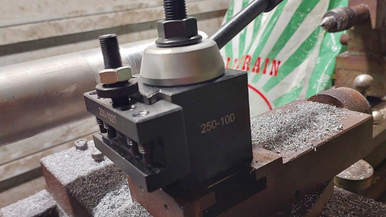 Update quick change tool post for metal lathe better chainsaw power now ...