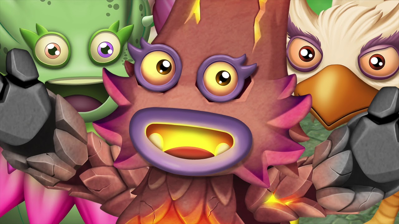 Barrb, Kayna, Glowl Cave Island Trio (My Singing Monsters Dawn of Fire) YouTube