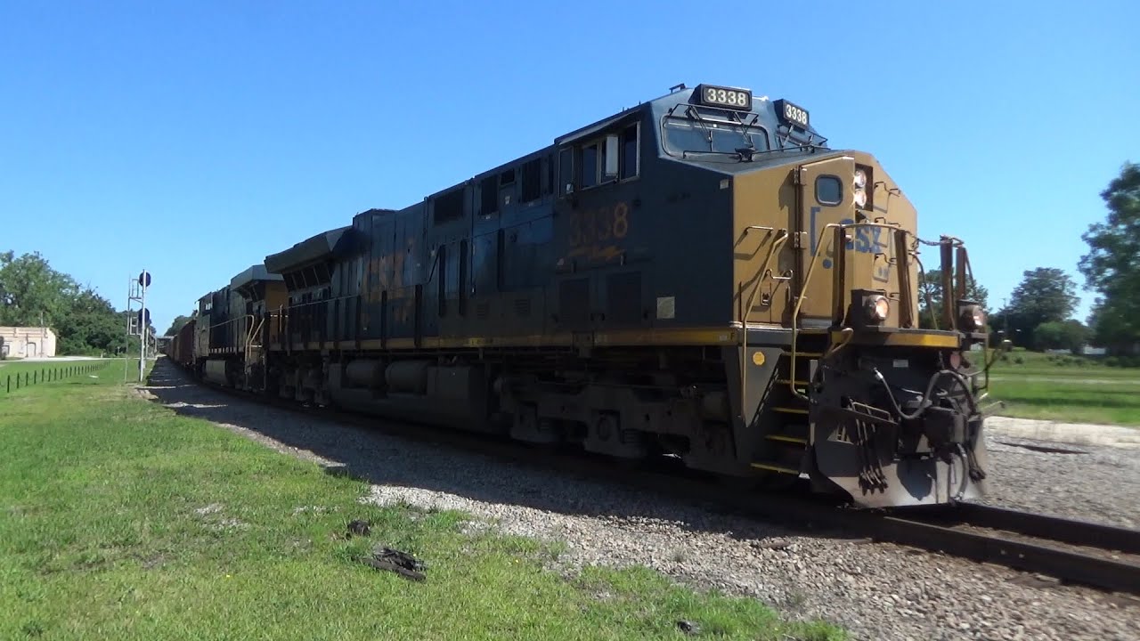 9 Trains By Hamlet NC! Ft CSX and Amtrak! YouTube