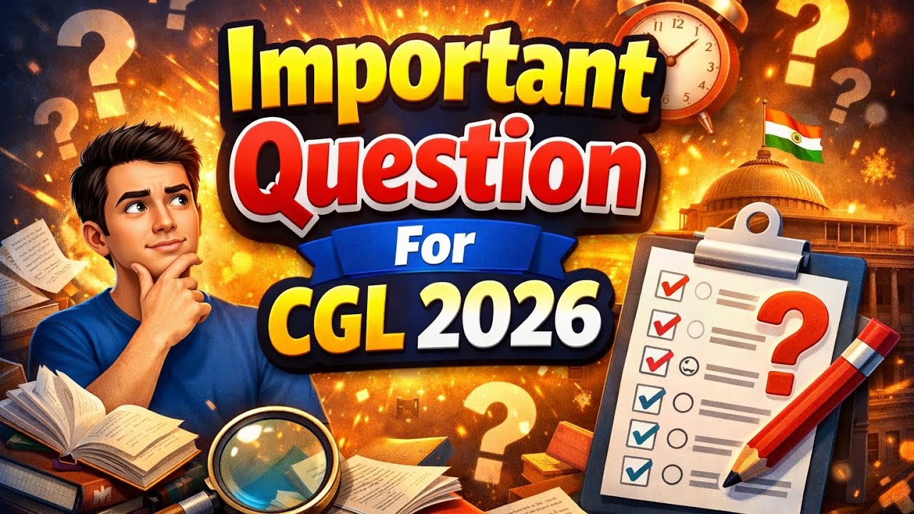 “SSC CGL 2026 | Important Questions You Must Practice | Part-1”