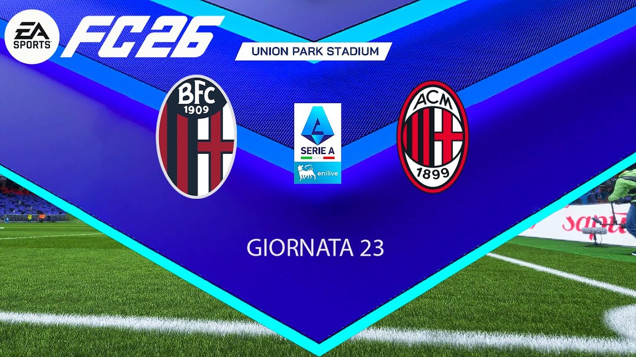 FC 26 - BOLOGNA vs AC MILAN | Serie A 2025/26 Giornata 23 – Simulazione Real Match