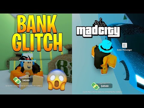 3 Best Glitches In Mad City Bank Glitch Roblox Youtube - youtube roblox mad city glitches