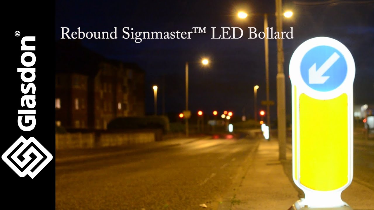 Glasdon UK | Rebound Signmaster™ LED Bollard