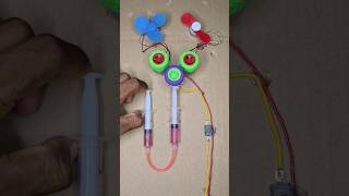 Two Dron Motor Fan Powering Using With Hydraulic System • Dc Motor #shorts #dcmotor #project#motor