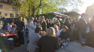 Busy Friday Evening in Stockholm - Summer Feelings in The Air