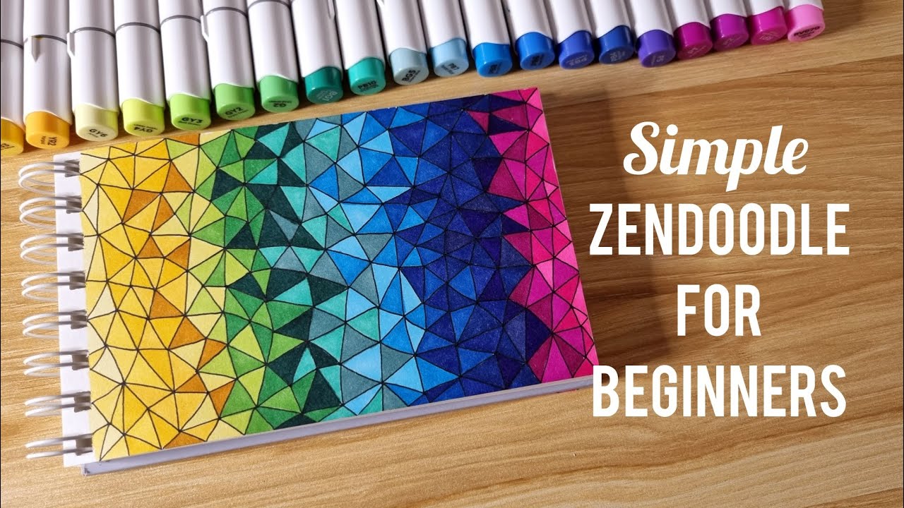 Simple Zendoodle Idea for Beginners! 
