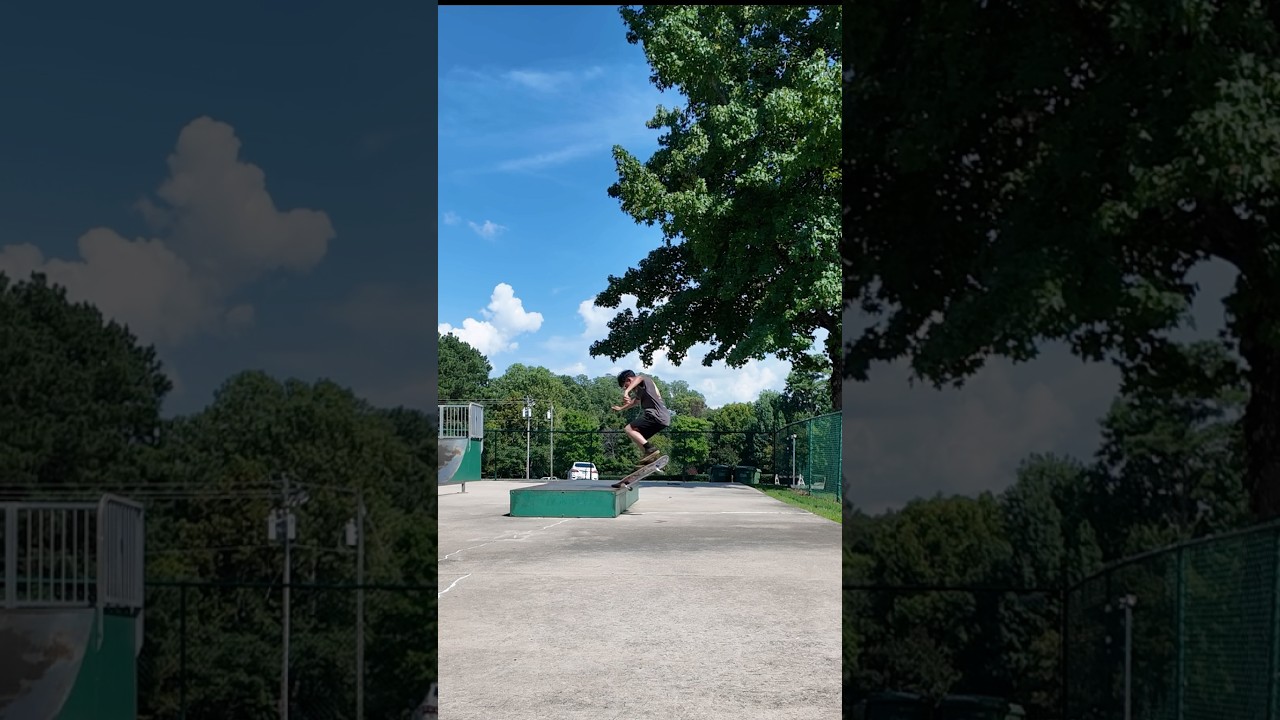 Learned new tricks 50-50 front shuv out and 50-50 fs 180 out 