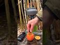 cooking delicious tea #travel #cooking #nature #forest #bushcraft #shelter #survival #shortsvideo