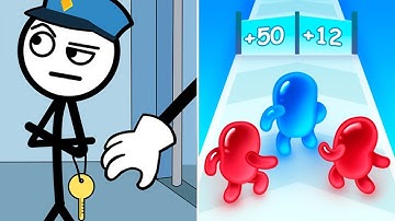 Thief Puzzle Vs Join Blob Clash 3d 🕵‍♀️🔮👤🧟‍♂️ Max All Levels Android iOS Gameplay Ep 60