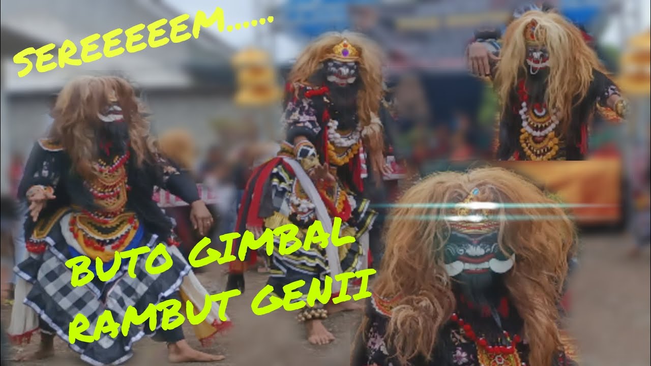 JARANAN BUTO GIMBAL RAMBUT GENI