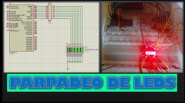 Parpadeo de LEDS / Programación Lenguaje C - Pickit 3 - Proteus