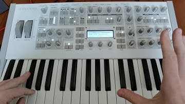 About an Hour of Random Access Virus Ti Demoing and OP-1 Beats With Some Music Making