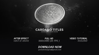 Cardano Coin Titles Blockchain ADA Coins Cryptocurrency  Template  32355976