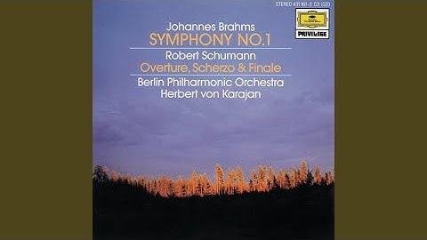 Schumann: Overture, Scherzo, And Finale, Op. 52 - 1. Overture (Andante con moto - allegro)