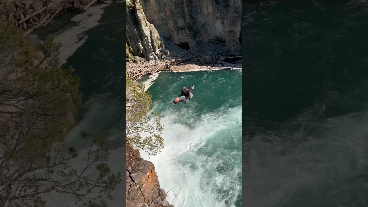 TRIPLE GAINER FROM 80+ feet !!! 