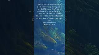 Famous Bible | Exodus 20:5 | You shall not bow down to them... Wealth