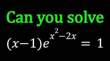 An Interesting Nonstandard Equation