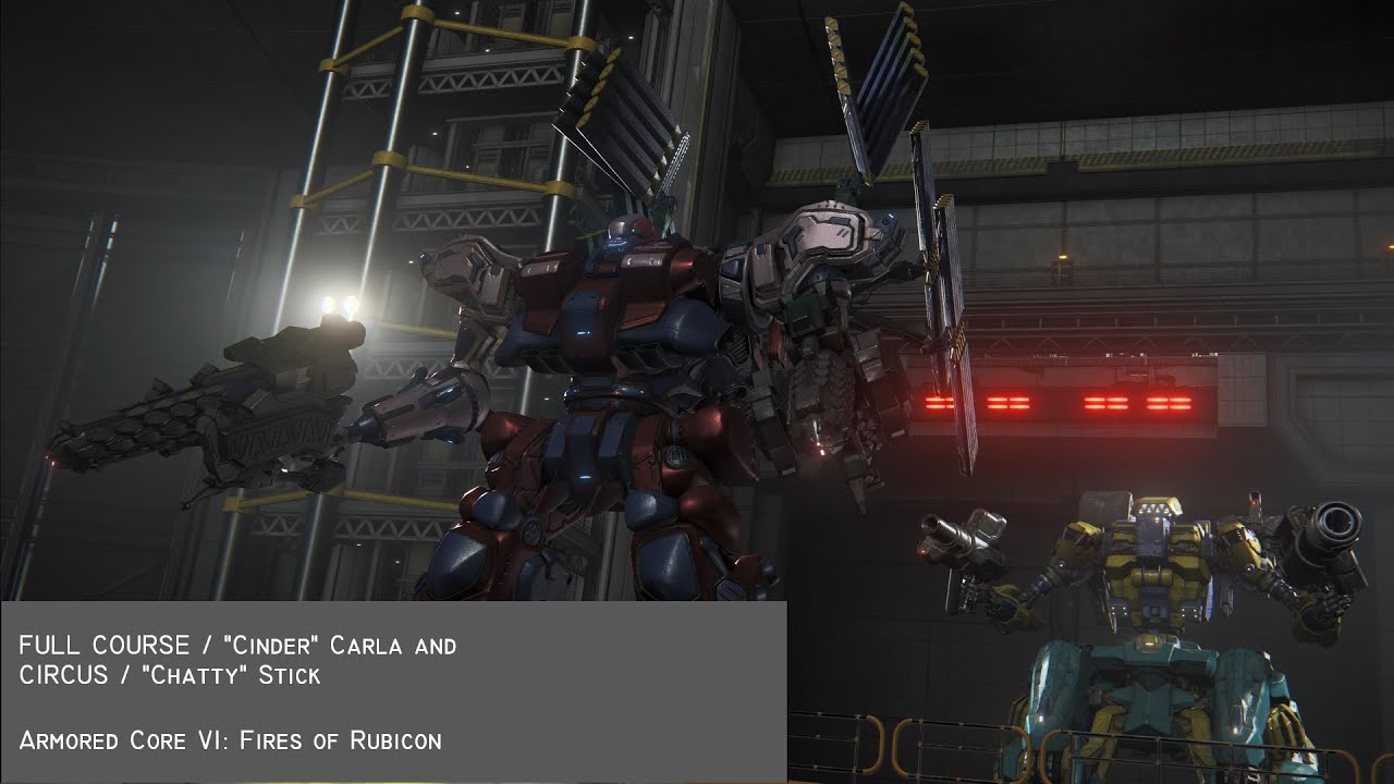 "Cinder" Carla and "Chatty" Stick Boss Fight - Armored Core VI: Fires of Rubicon
