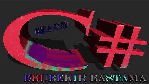 C# Yazma İşlemleri File Decrypt  - C# Eğitim Seti