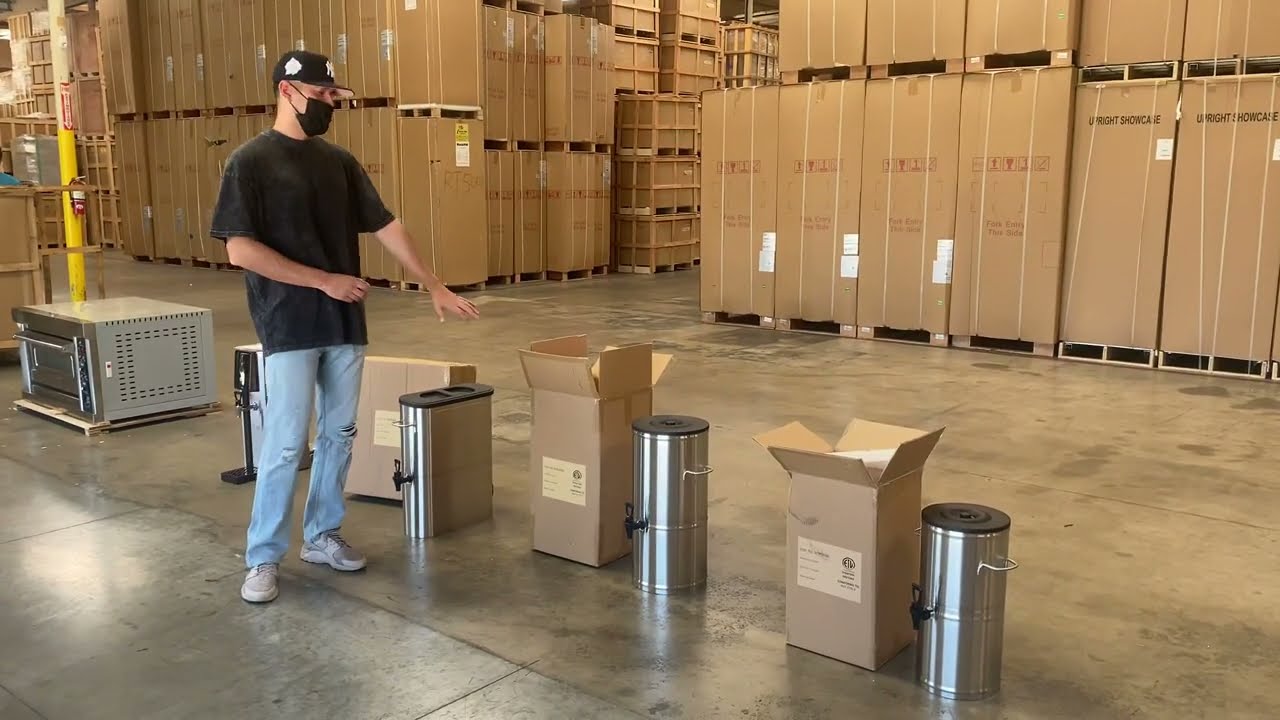 Stainless Steel Ice Tea Dispenser Bunn  5  3 Gallon Stainless Steel Iced Tea Dispenser nsf