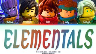 Ai Original Song Ninjago Boys (M5) - Elementals Org By Me Color Coded 