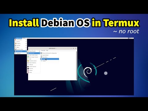 Install Debian OS in Termux non-root process