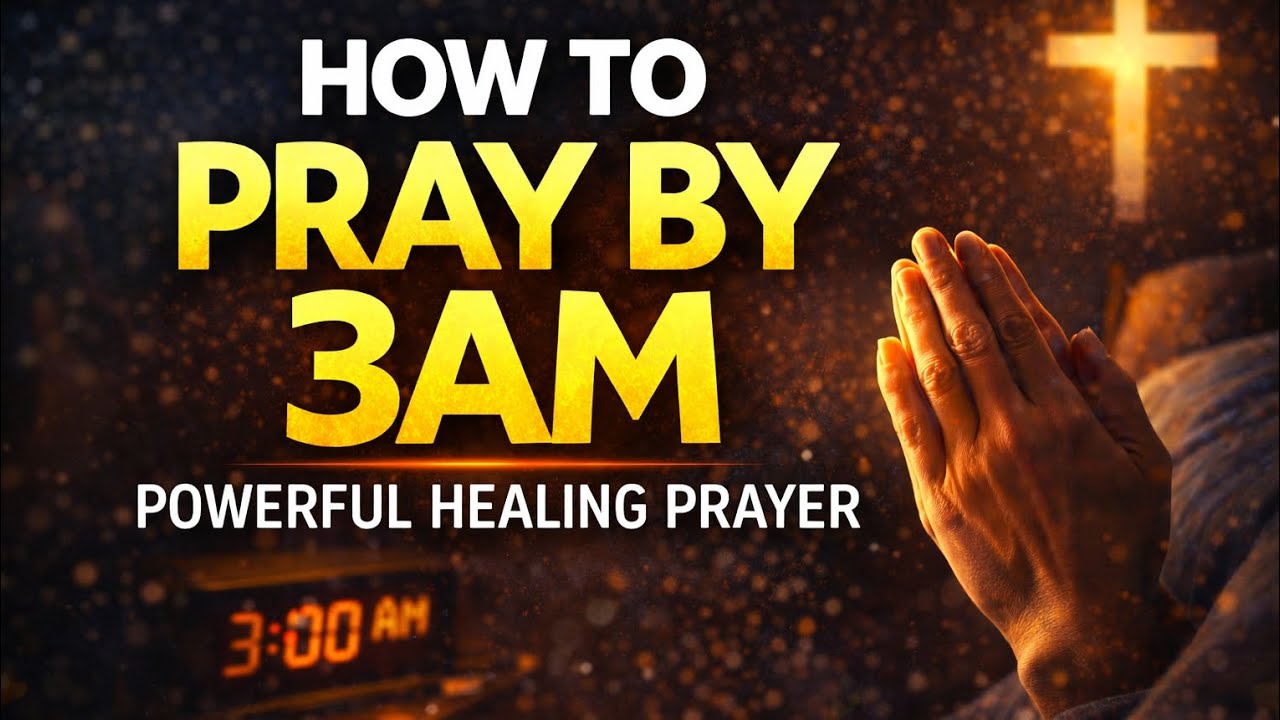 How to Pray by 3AM 🙏 Powerful Healing Prayer for Breakthrough & Healing #HealingPrayer 