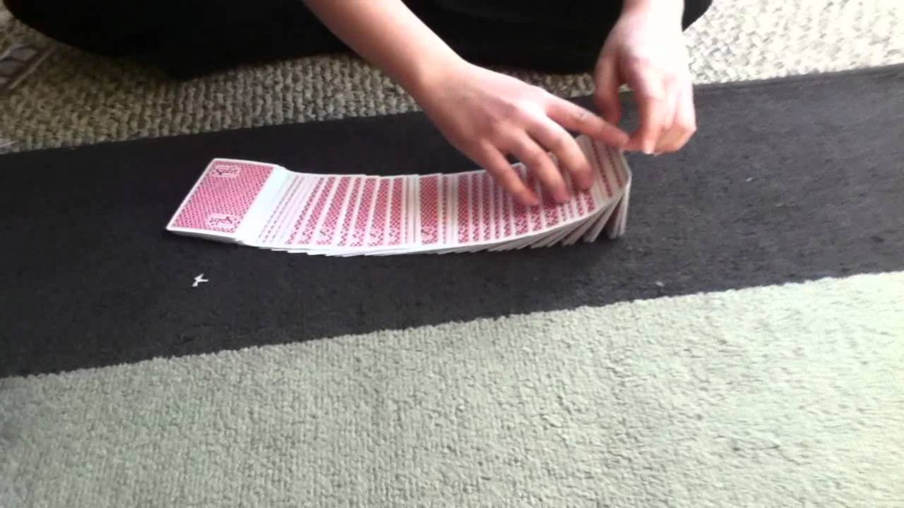 Card Flourish Tutorial How To Slide Cards YouTube