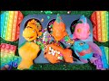Satisfying Video DIY How To Make Rainbow Square Shapes Full With Glitter Slime Colorful Sprunki ASMR