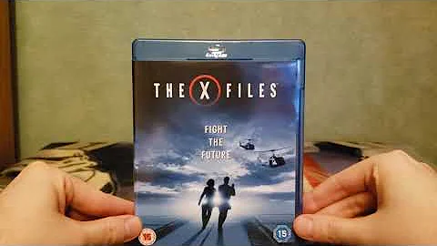 The X Files Fight The Future Blu Ray Unboxing (UK Import)!!!!!!!