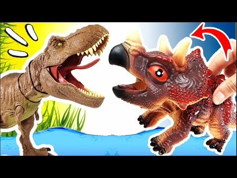 TIRANOSAURIO REX, TRICERATIOS, BRAQUIOSAURIO | DINOSAURIOS DEL CRETACICO | ¡INCREIBLES!