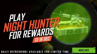 Night Hunter - Night Hunter Mode Gameplay Garena Free Fire Ff My