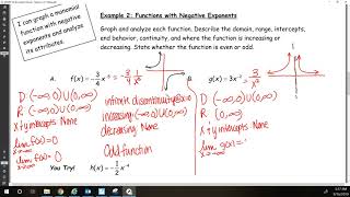 PHS PreCalculus PAP Section 2.1.1 Part 2