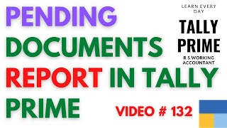 How To See Pending Reports In Tally Prime | Accounts Receivable & Accounts Payable Reports In Tally