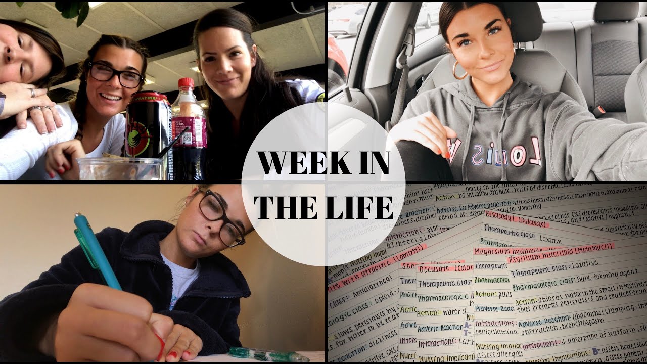 WEEK IN THE LIFE OF A NURSING STUDENT - YouTube