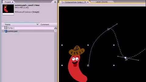 After Effects Tutorial   5   Editing the Animation Path