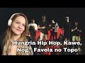 Hungria Hip Hop, Kawe, Nog - Favela no Topo (Official Music Video) - REACT | DANI ROCHA