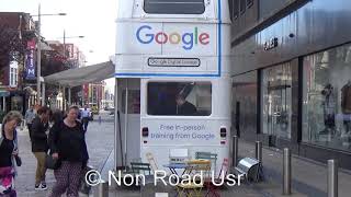 Google Digital Garage Bus in Middlesbrough Town Centre..