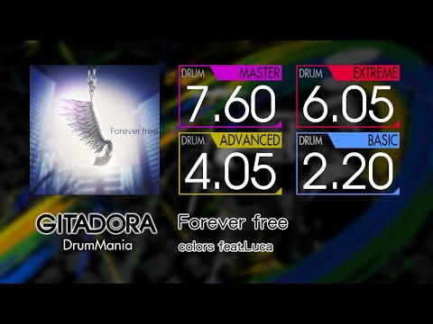 【GITADORA】 Forever free (MASTER ~ BASIC) Drum